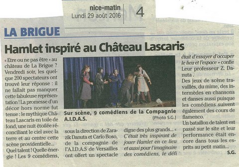 Prisma Teatro - nice matin